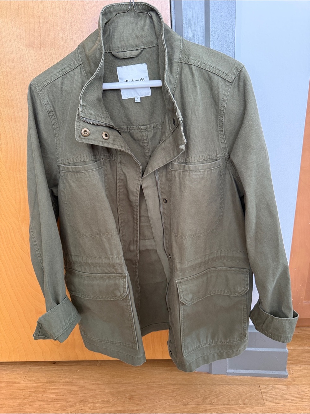 Madewell Olive Utility Field Jacket
